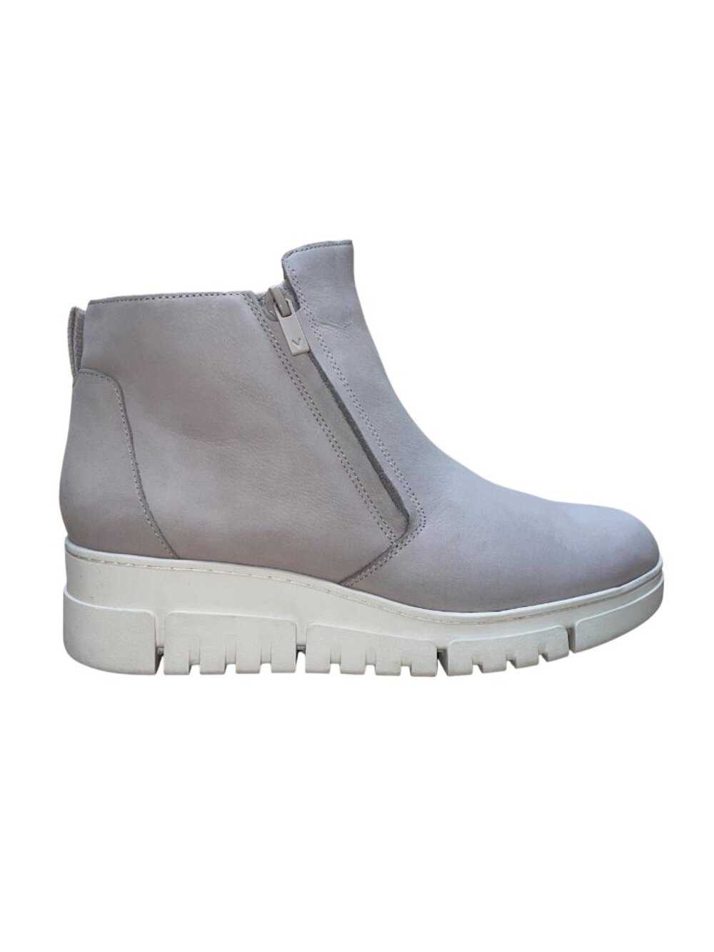 Vionic Women’s Taupe Leather Weatherproof Side-Zip Uptown Sur Boots Size 9.5W